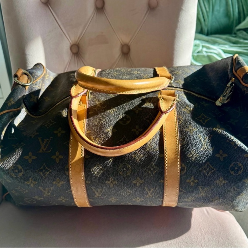 Louis Vuitton Keepall 50 Brown and Tan Monogram Bag